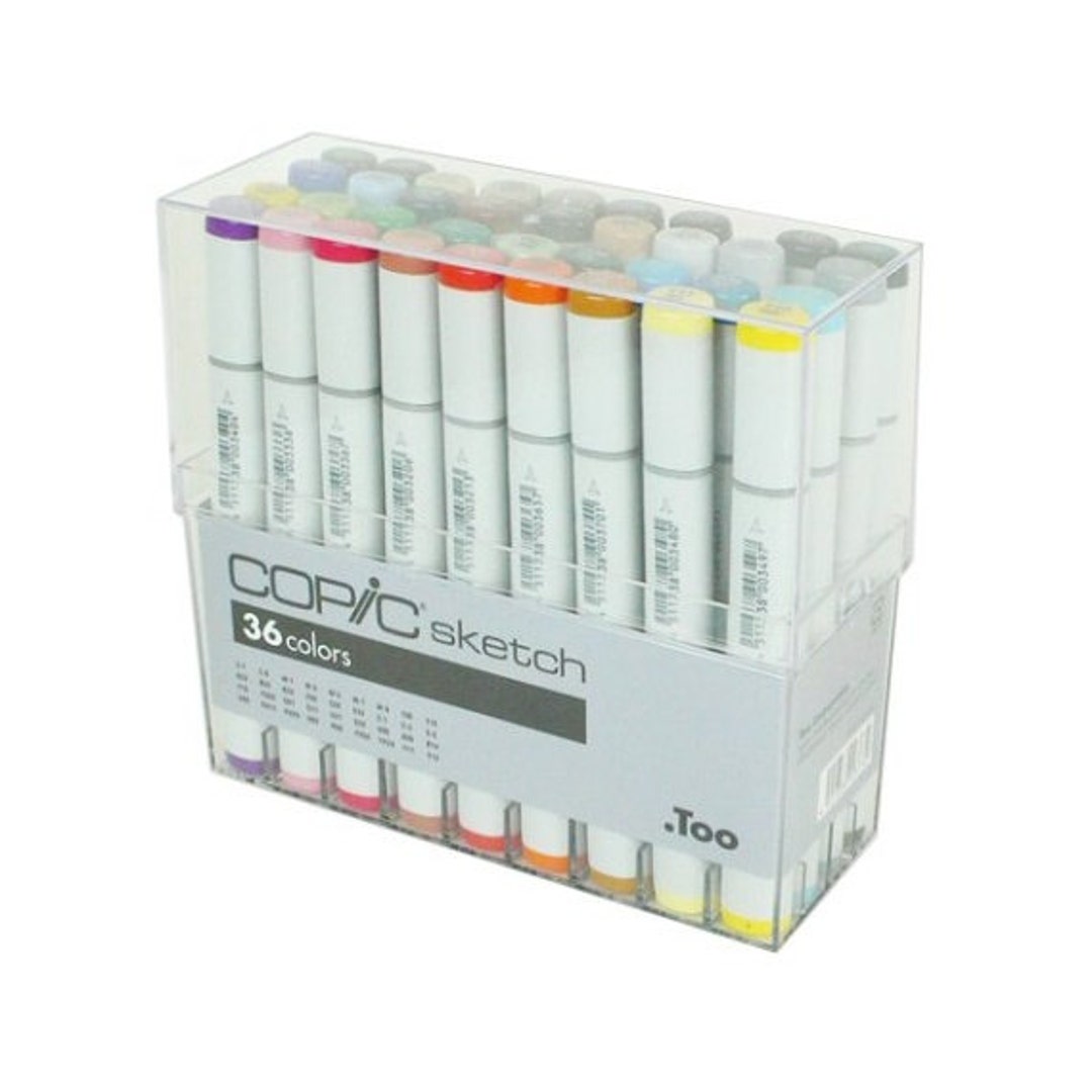 36 Copic Markers Sketch Basic Artist Set Copic Sketch Drawing Set of 36 Pens  Copic Manga, Anime, Drawing Markers Set -  Denmark