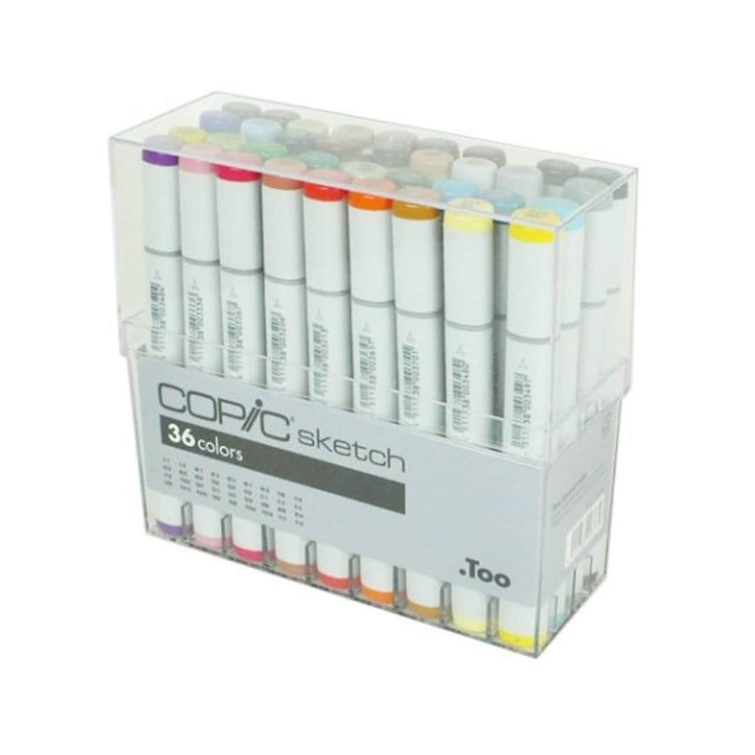 36 Copic Markers Sketch Basic Artist Set Copic Sketch Drawing Set of 36 Pens  Copic Manga, Anime, Drawing Markers Set -  Denmark