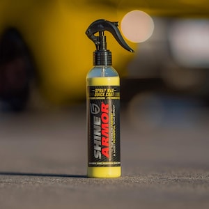 Quick and Easy Carnauba Liquid Wax Spray for Instant Gloss Polish and Protection; Car, Modeling; Shine Armor Spray Wax Quick Coat, SA-1000