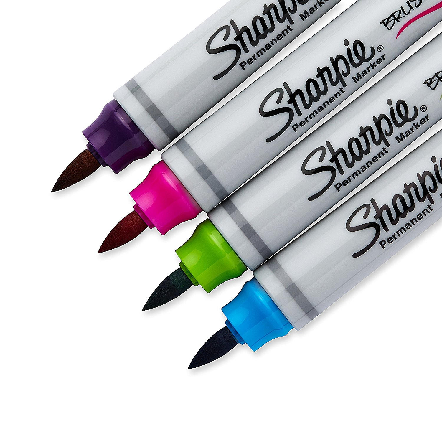 Sharpie Brush Tip Markers Berry, Pack of 3 