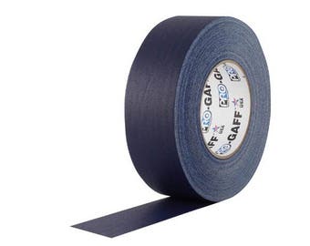 Blue Gaffer Tape; 2inx55yd Heavy Duty Pro Grade Gaffer's Non-Reflective, Waterproof, Multipurpose Tape; Stronger than Duct Tape