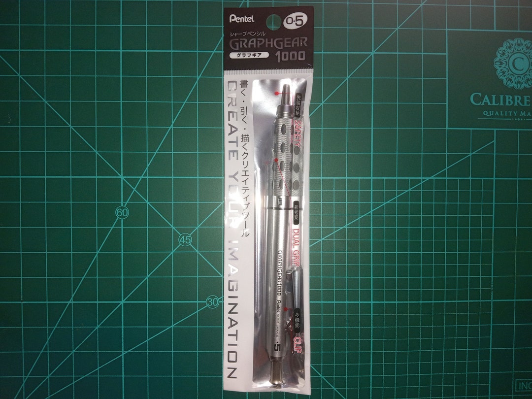0.5mm Pentel Graph Gear 1000 Pencil, XPG1015 Automatic Mechanical ...