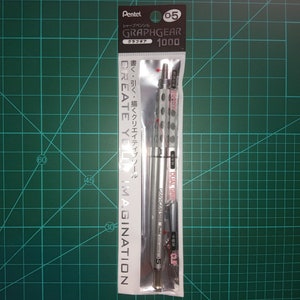 0.5mm Pentel Graph Gear 1000 Pencil, XPG1015 Automatic Mechanical Drawing Drafting Pencil, PG1015