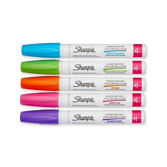 Sharpie Fashion Colors Medium Point Oil-Based Paint Marker (5-Pack