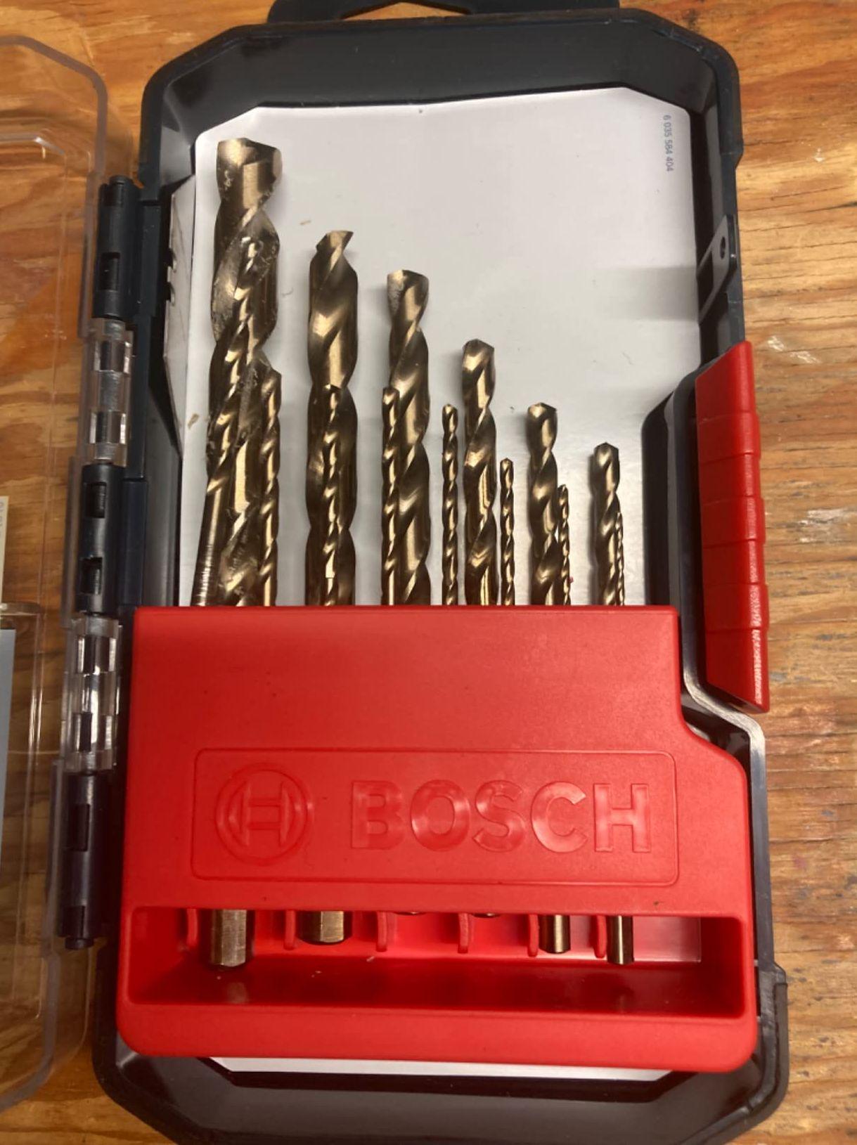 Für Edelstahl Bohrer Presch Metallbohrer-Set HSS-E Cobalt, 19-teilig - Ideal Für Edelstahl, Stahl & Eisen HSS Bohrer Metall