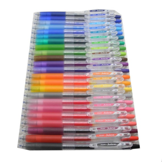 2 X Pilot Juice retractable 0.38mm ball point pen Coral Pink Japan