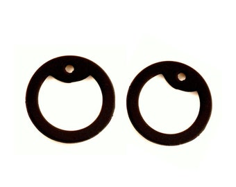 100 Dog Tag Silencers, Military, Black; Authentic Army, Navy, Marines, GI, Military; Pet Tags Silencers