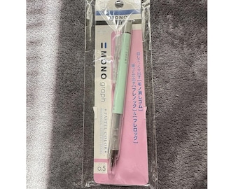 Tombow Monograph Mechanical Automatic Pencil, Shaker, Mint Green, 0.5mm, DPA-136C