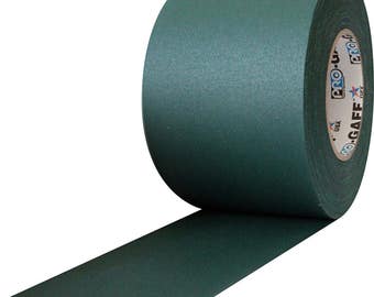 Extra Wide Green Gaffer Tape; 4in x 55yd Heavy Duty Pro Grade Gaffer's Non-Reflective, Waterproof, Multipurpose Tape