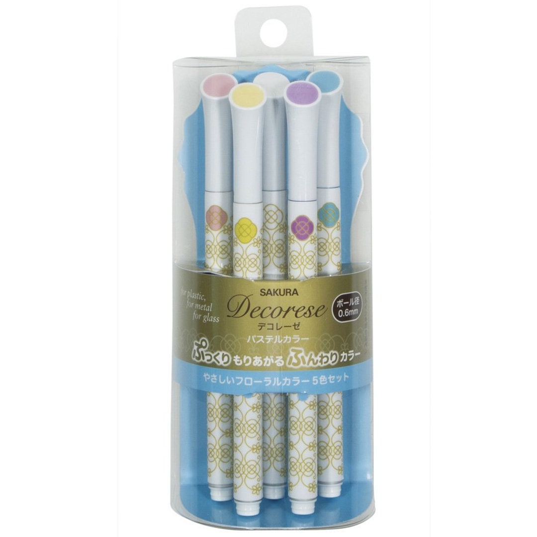 Sakura Decorese Kugelschreiber In Pastellblau – Stylischer Schreibstift Für Bullet Journals & Deko