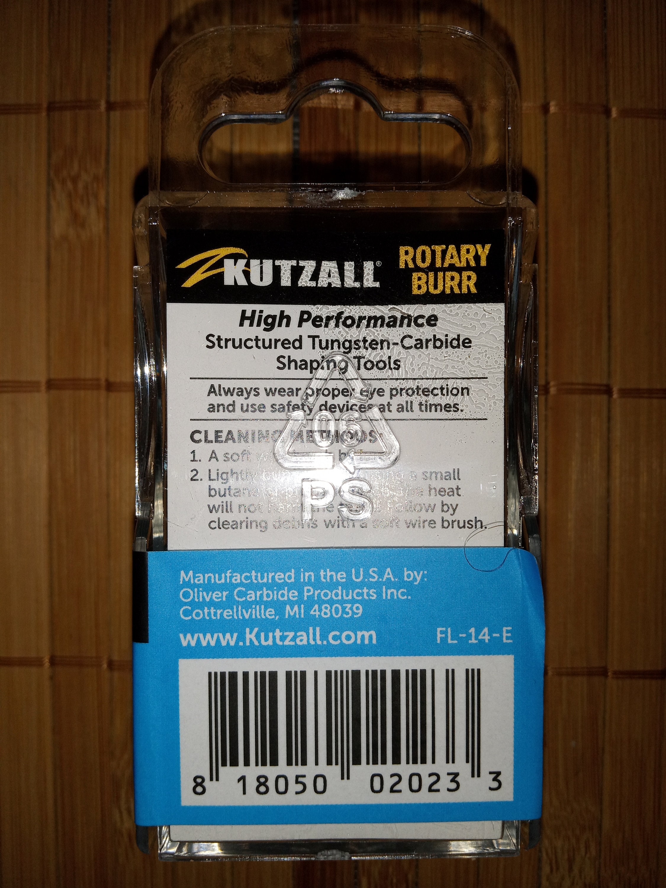 Kutzall Kugelkopffräser – ¼ Zoll Schaft, Grob, Wolframkarbid, Für Holz, Kunststoff, GFK, Ø12,7 Mm, Länge 34,9 Mm, Made In USA