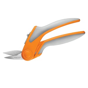 Fiskars Fabric Scissors, Shears; Sewing Quilting Embroidery Dressmaking; Fiskars 8 Inch Easy Action Rag Quilt Snip Scissors