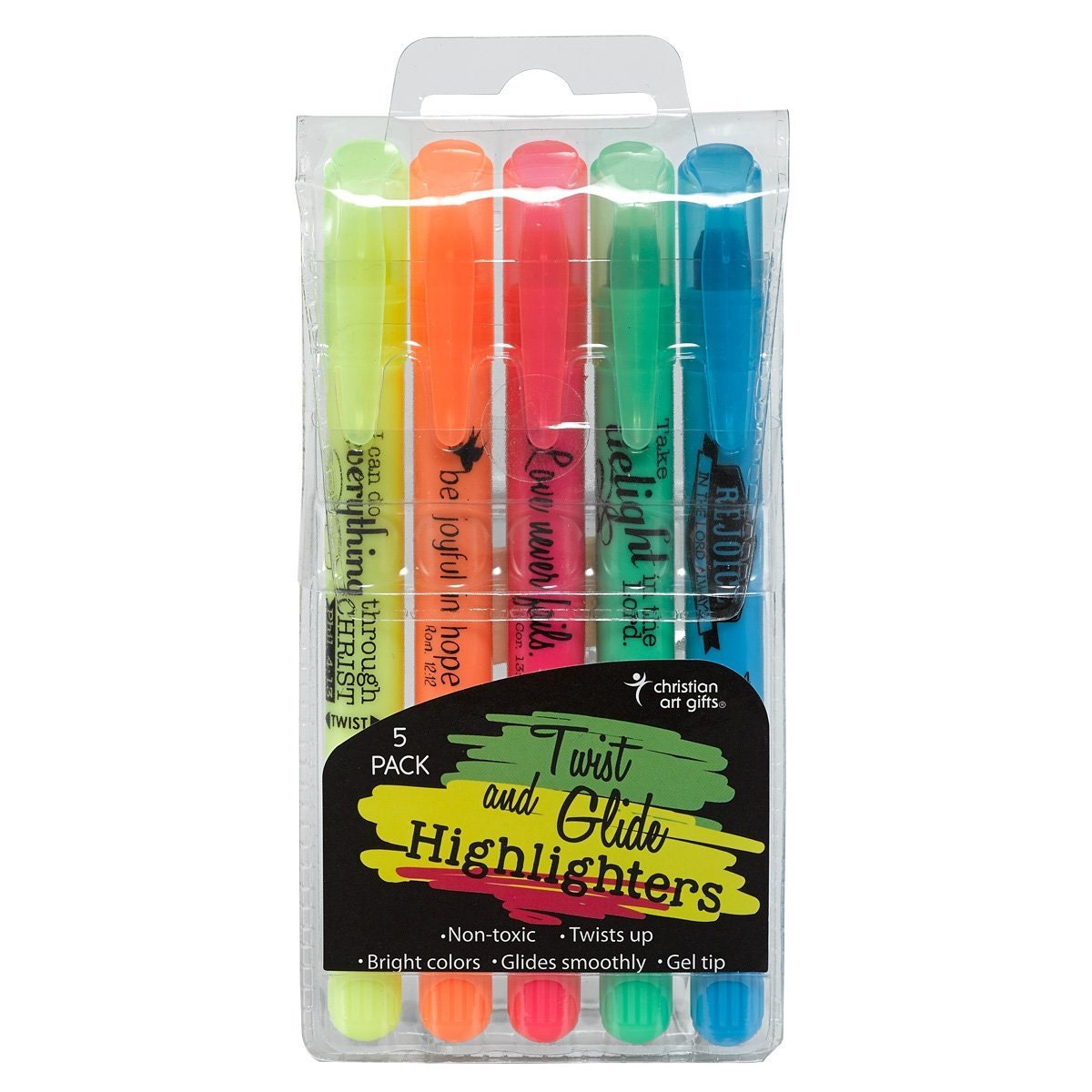4 No Bleed or Smear Dry Bible Highlighters, Pencils, Bible Journaling  Inductive Study, Bible Study Kit Markers, Highlighters, Pencils 