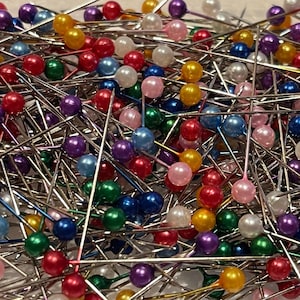 600 alfinetes de costura retos, cabeça de bola perolada, acolchoamento, costura, joias, decoração faça você mesmo, alfinete de palito