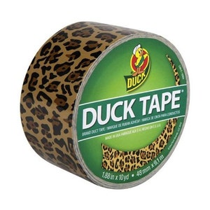 Ducttape met luipaardprint, 48 mm x 10 yards (9 meter) decoraties, cadeauverpakking, planners, scrapbooking, kaarten maken, reliëfdruk