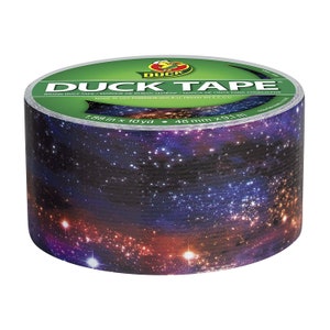 Galaxy Printed Duct Washi Tape, 1.88" (48mm) x 10Y (9M) Decorations, Gift Wrapping, Planners, Scrapbooking, Card Making