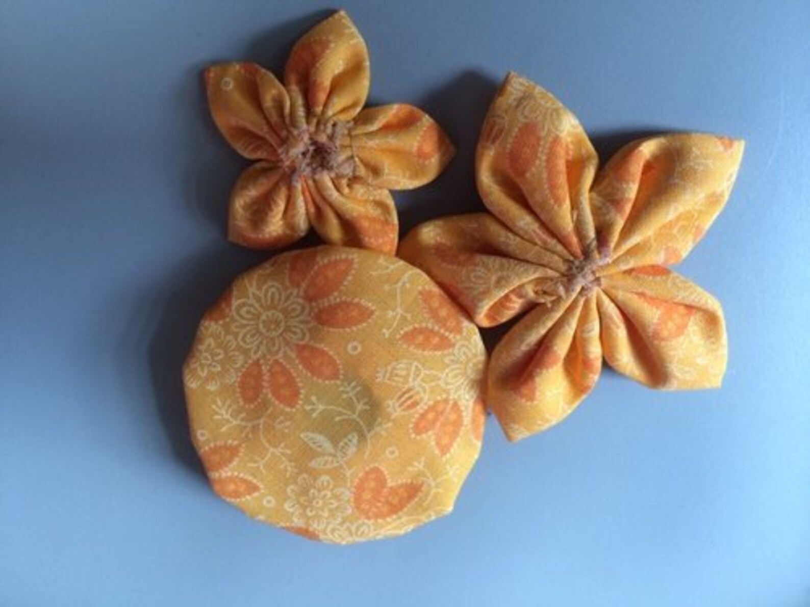 Fabric Flower Making Template Guide Quilt Pattern Japanese Etsy