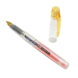 Preppy Fountain Pen, 0.3 Fine Nib Fountain Pen, Ink Pen for Writing, Calligraphy, Drawing, Inking Fountain Pen; Yellow Ink Cartridge