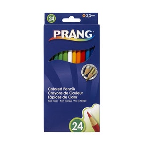 Lot de 24 crayons de couleur épais ; Crayons de coloriage pour livres pour adultes, journal biblique, étude, dessin, mélange ; Prang