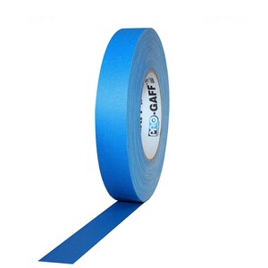 Ruban adhésif bleu électrique ; Ruban adhésif résistant à l'eau, résistant à l'eau et polyvalent de qualité professionnelle, 1 po. x 55 m. Plus solide que le ruban adhésif