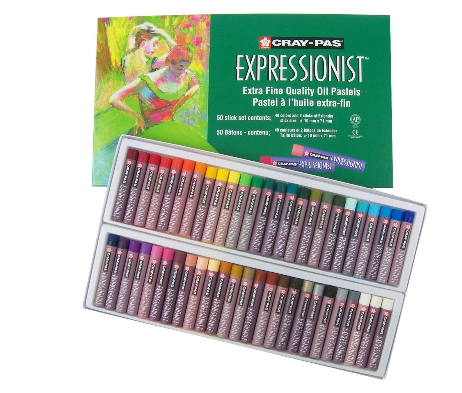 48 CREAMY Smooth Oil Pastels SAKURA Color Artist Oil PASTEL Etsy
