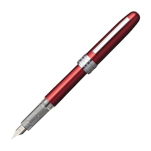 Red Platinum Plaisir Fountain Pen, 0.3 Fine Nib Fountain Pen, Ink Pen for Writing, Calligraphy, Drawing, Inking