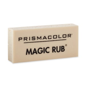 Prismacolor Premier Magic Rub Vinyl Erasers, 3-pack; Premium Art Vinyl Eraser