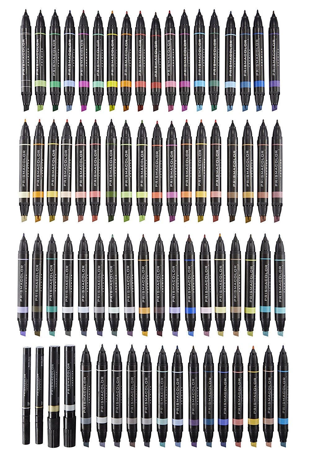 Prismacolor Double-Ended Art Marker - Assorted Colors, Set of 72