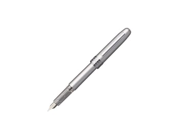 Ice White Platinum Plaisir Fountain Pen, 0.3 Fine Nib Fountain Pen, Ink Pen for Writing, Calligraphy, Drawing, Inking