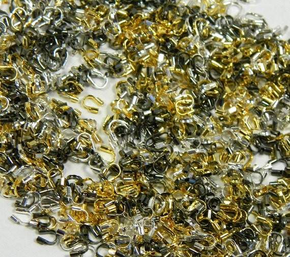 200 Pcs Wire Guards for Jewelry Making Thread Protector Finding