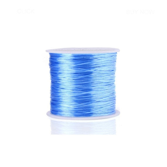 1mm Elastic Stretch Polyester Jewelry Bracelet String Cord 60m