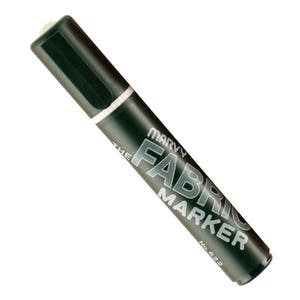 Uchida Marvy Fabric Marker, Bold Broad Tip Black Color; Fabric Art, Wearable Art, Uchida Fabric Marker, Pen