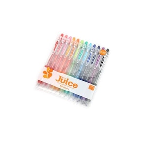 12 Color Pilot Juice Coloring Gel Pens, Knock, 0.38 mm Ultra Fine Tip; Japanese; Adult Coloring Books, Bible Study, Planner Kawaii Cute Pens