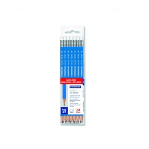 24 Pack Staedtler HB #2 Pencil; Staedtler Norica Graphite HB #2 Pencil, 24 Pack, Artists Set; Pro Staedtler Drawing, Sketching Pencils
