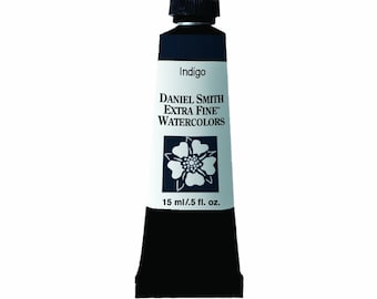 Daniel Smith Indigo Watercolor Paint, 15ml Paint Tube, Daniel Smith Extra Fine Watercolor
