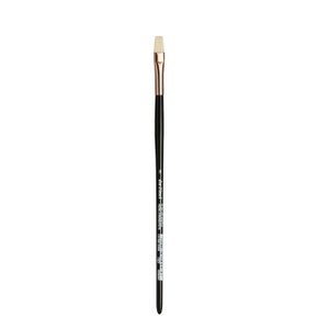 Da Vinci Series 7007 Series Flat Short Handle &#39;Plein Aire&#39; Brush. Hog Bristle with Clamped Copper Ferrule, Size 8. Oil Painting