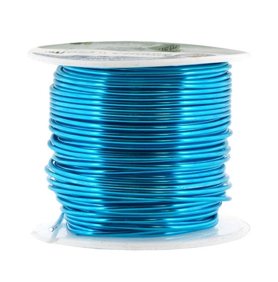 Vivid Sky Blue Aluminum Craft Wire, 16 Gauge Anodized Jewelry