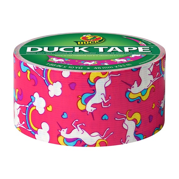 Unicorn Pink Printed Duct Washi Tape, 1.88 48mm X 10Y 9M