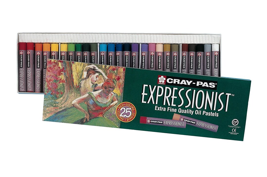 25 CREAMY Smooth Oil Pastels SAKURA Color Artist Oil PASTEL Set Cray