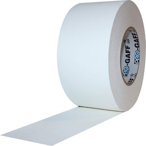 Ruban adhésif blanc ; Ruban adhésif résistant à l'eau, résistant à l'eau et polyvalent de qualité professionnelle, large, 3 po.