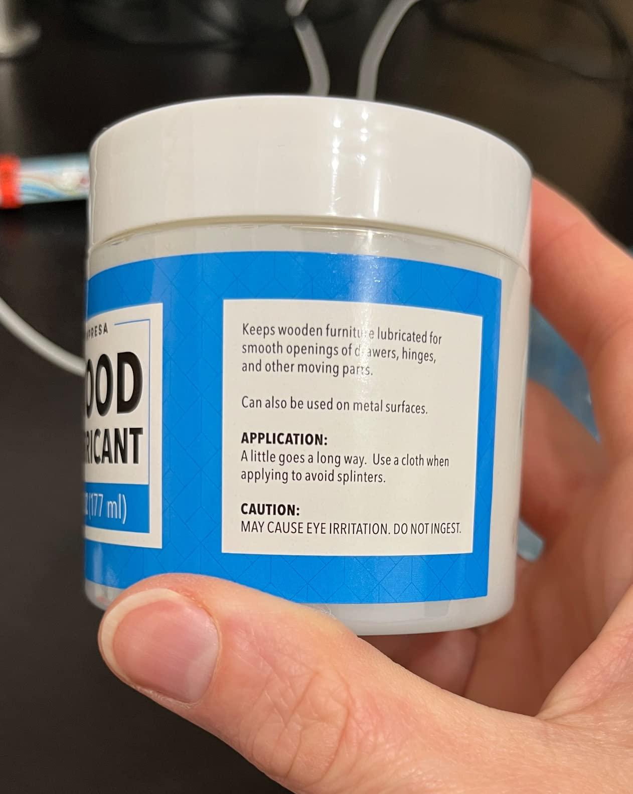 Wood Lubricant, Multi-purpose Semi Paste Wax for Wood, Drawer, Tracks &  Door Hinge Lubricant, Restorer and Preserver, Clear - Etsy