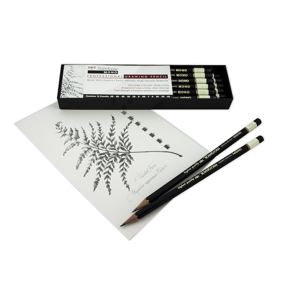 Kit di schizzi a matita da disegno professionale, kit di disegno Tombow  MONO, set di matite, schizzi, illustrazioni, scrapbooking, anime, manga  Abbordabile -  Italia