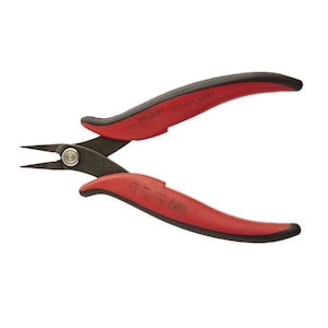 Needle Nose Pliers, Short Pointed Nose Pliers with Serrated Jaws, Hakko Pliers; Jewelers Pliers Beading Pliers, Jewelry Making