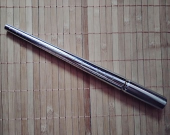 Herramienta de medición de anillos de acero con mandril; varilla de medición de dedos ranurada graduada de alta resistencia; medidor de tamaño de joyero; tallas estadounidenses 1-15