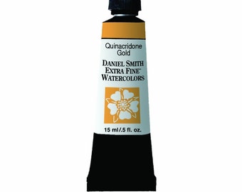 Farba akwarelowa Quinacridone Gold, tubka 15 ml, farba akwarelowa Daniel Smith Extra Fine