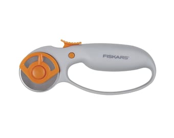 Best Professional Fabric Rotary Cutter; Sewing Quilting Embroidery Dressmaking; Fiskars 45mm Contour Rotary Cutter