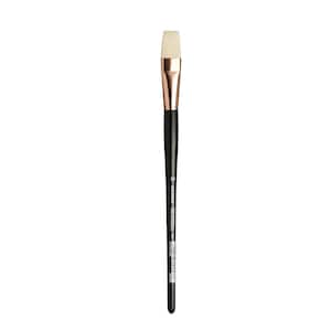 Da Vinci Series 7007 Series Flat Short Handle &#39;Plein Aire&#39; Brush. Hog Bristle with Clamped Copper Ferrule, Size 24. Oil Painting