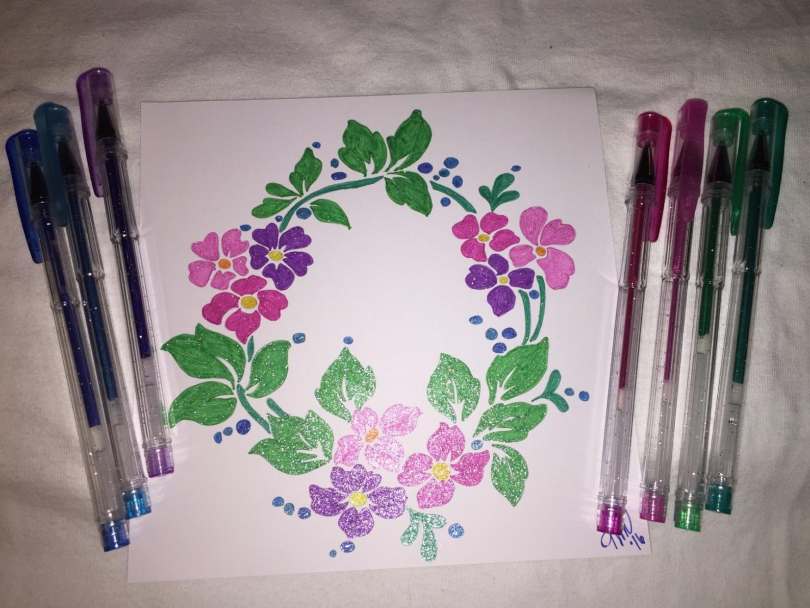 100 Unique Coloring Gel Pens Adult Coloring Books Drawing Etsy