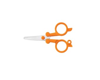 Fiskars Travel Folding Scissors, 3.5 inches open, 2 inches closed, Air-Travel Safe. Crafts, Knitting.