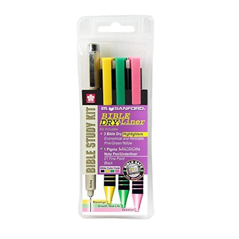 Dry Bible Safe Highlighters No Bleed or Smear Bible Etsy